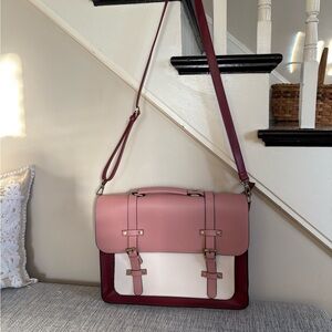 ECOSUSI Laptop Bag for Women 15.6 inch Briefcase Backpack Work Tote Pink